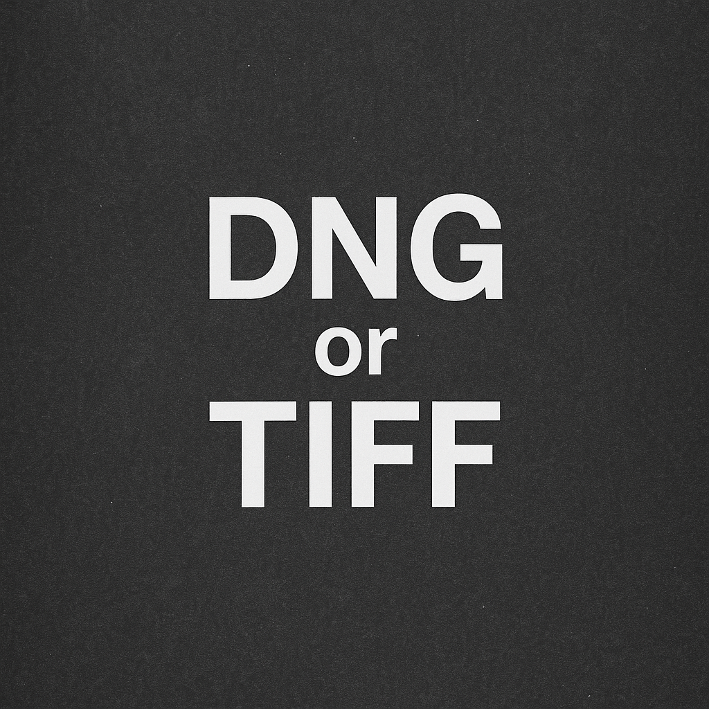 DNG oder TIFF